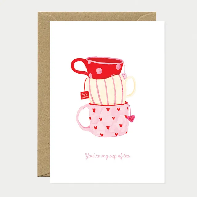 all-the-ways-to-say-cup-of-tea-gru-karte-a6-liebe image 1