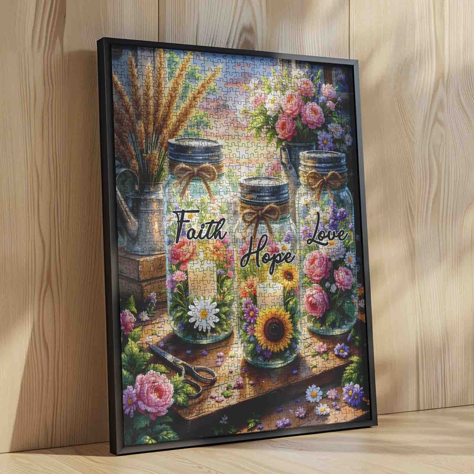 tucocoo-faith-hope-love-floral-puzzle-1000-teile-blumen image 4