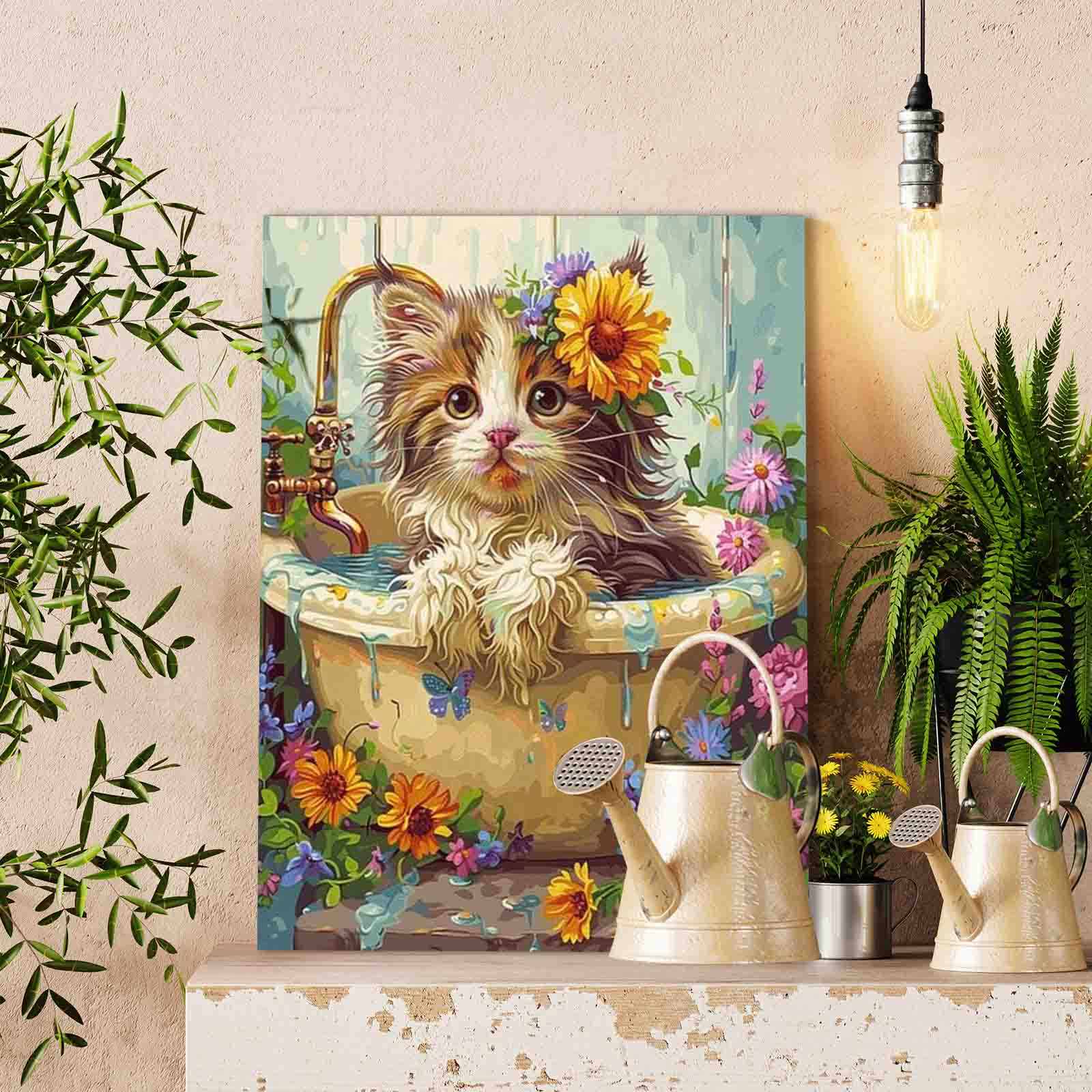 tucocoo-fluffy-kitten-malen-nach-zahlen-40x50-katze image 2