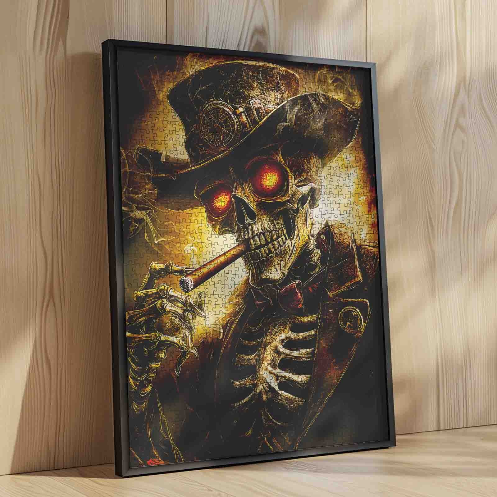 tucocoo-steampunk-skull-gentleman-puzzle-1000-teile image 4