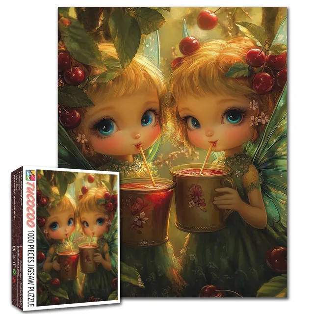 tucocoo-cherry-blossom-fairy-tea-puzzle-1000-teile-feen image 1