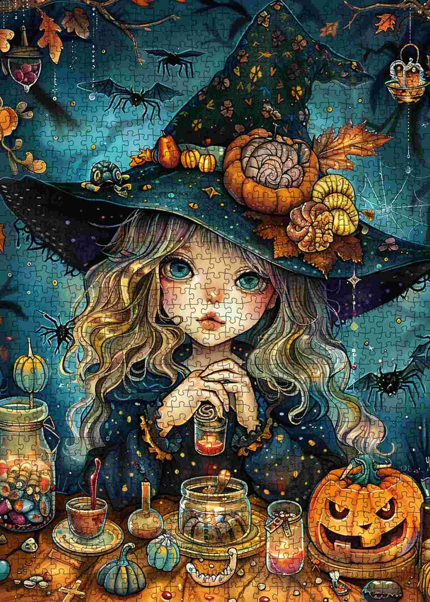 tucocoo-pumpkin-girl-puzzle-1000-teile-halloween-k-rbis image 2