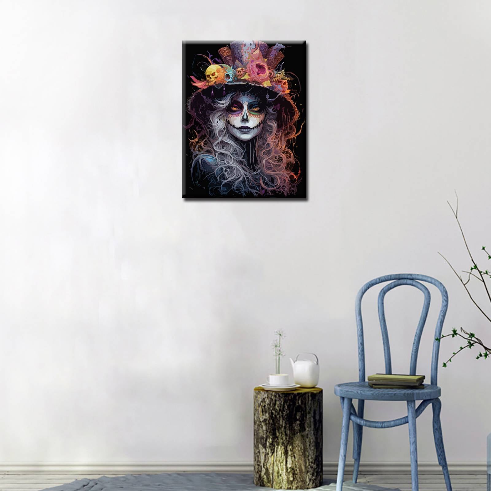 tucocoo-paint-by-numbers-enigmatic-woman-malen-nach-zahlen-40x50 image 3
