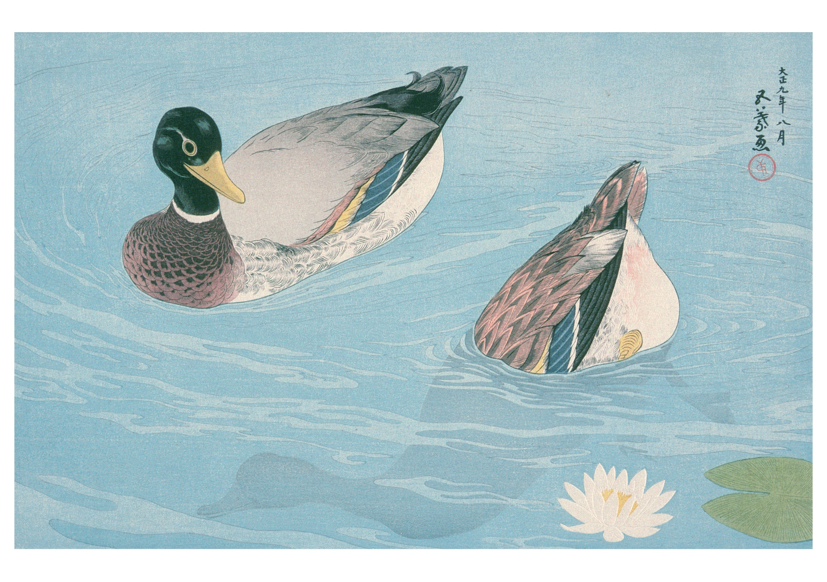 pomegranate-hashiguchi-goy-ducks-grusskarte-enten-japan image 1