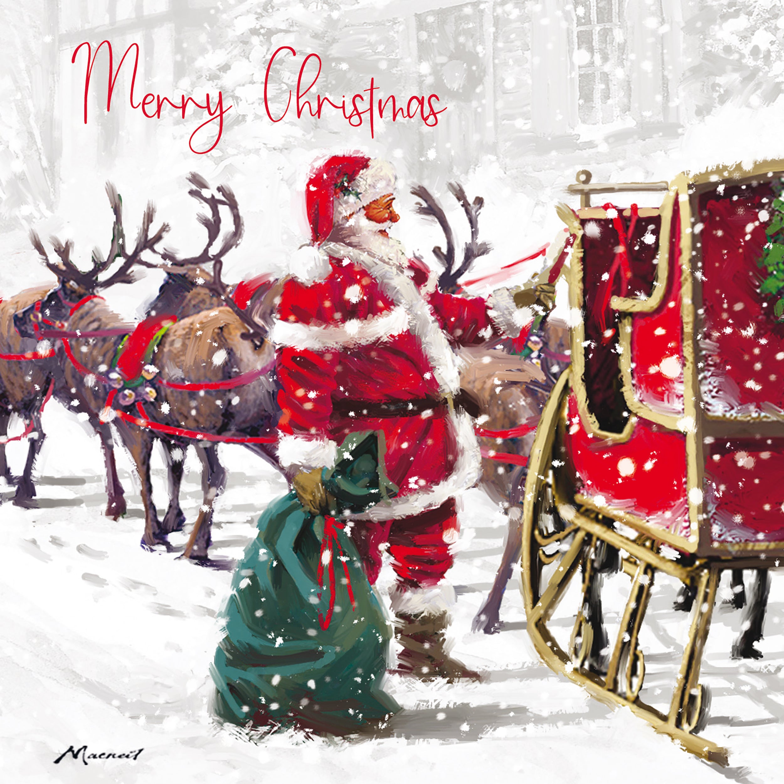 otter-house-santa-claus-weihnachtskarten-sortiert image 2