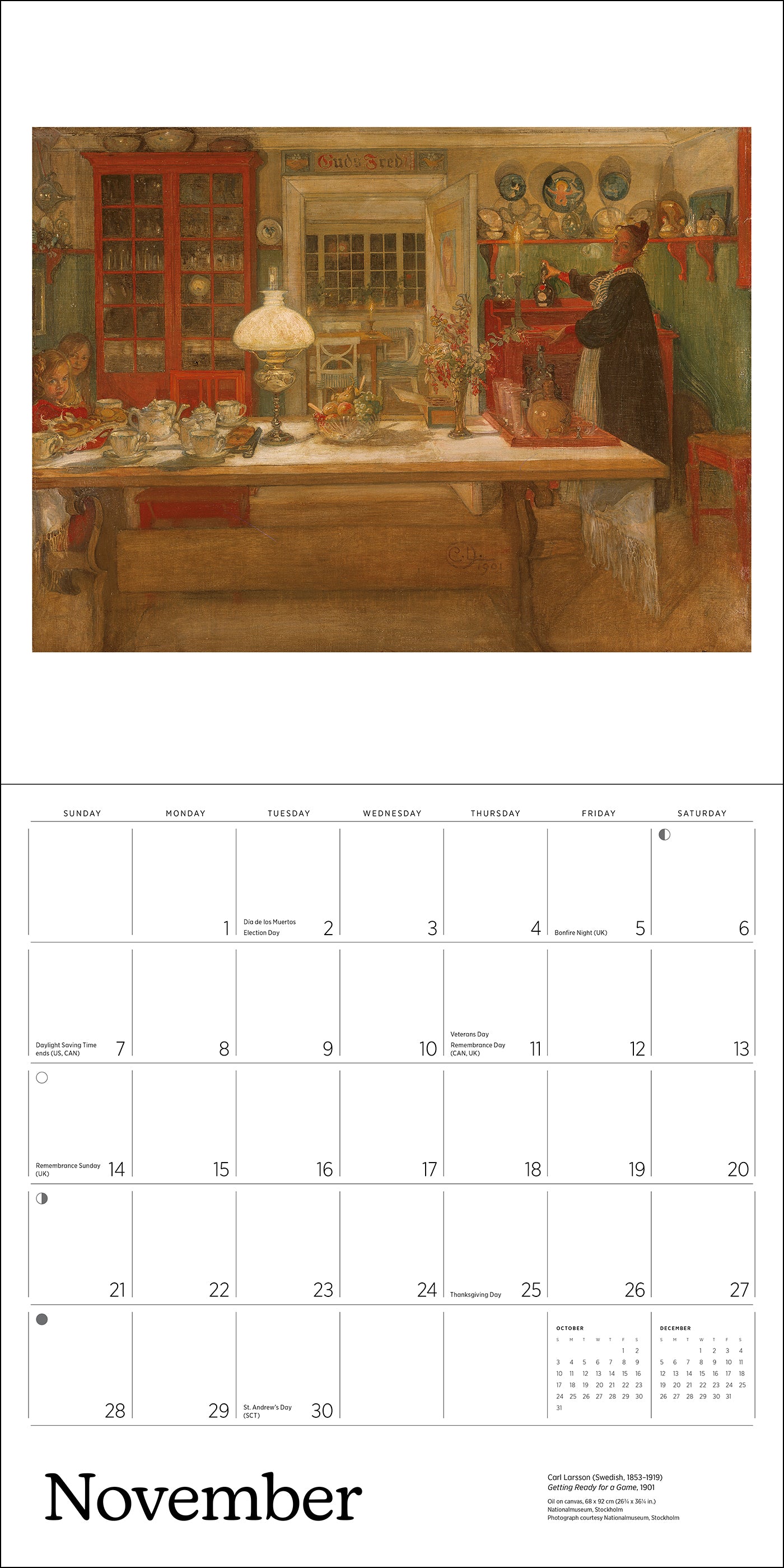 pomegranate-carl-larsson-2027-wandkalender-aquarell image 7