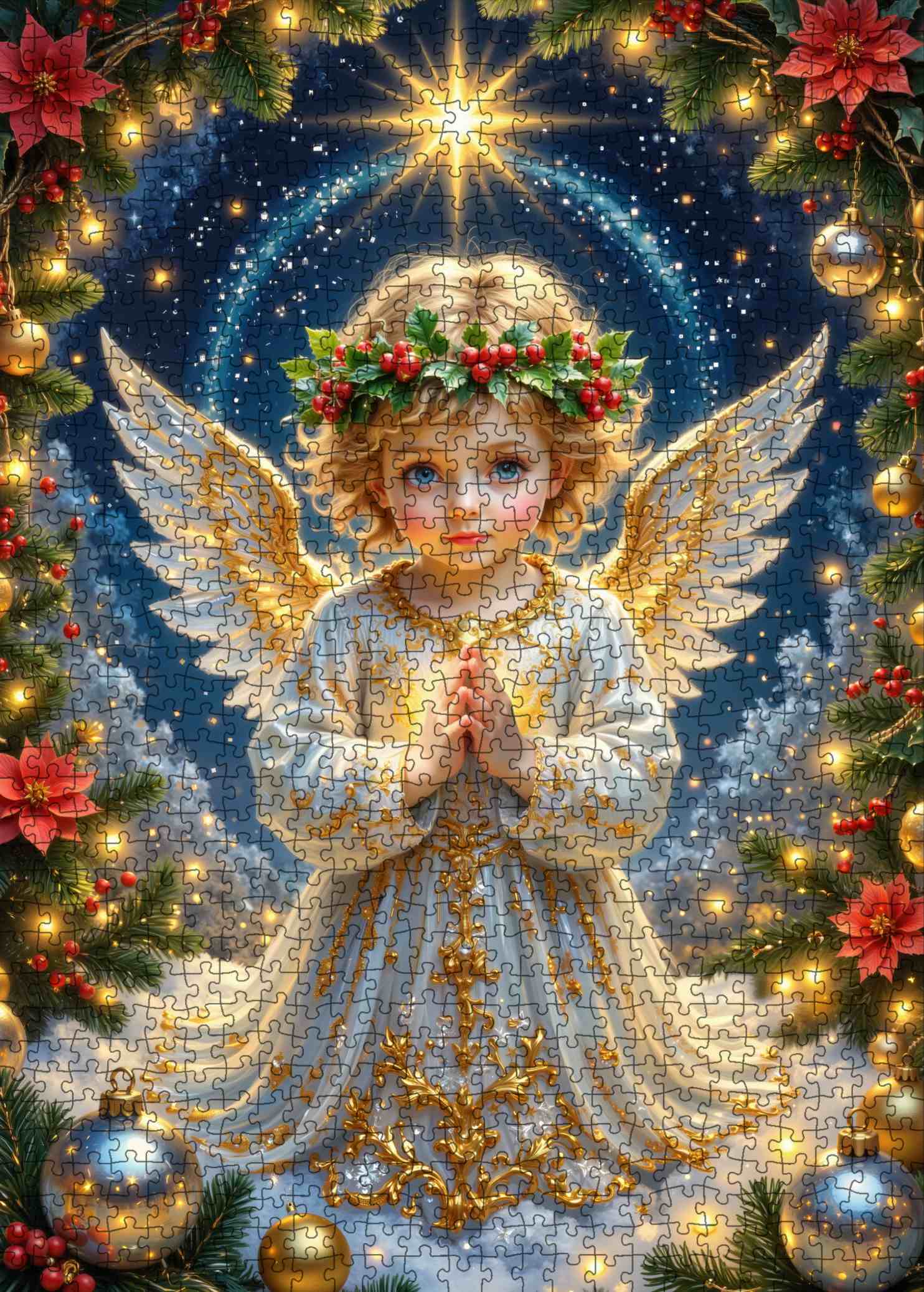 tucocoo-christmas-angel-blessing-puzzle-1000-teile-engel image 2