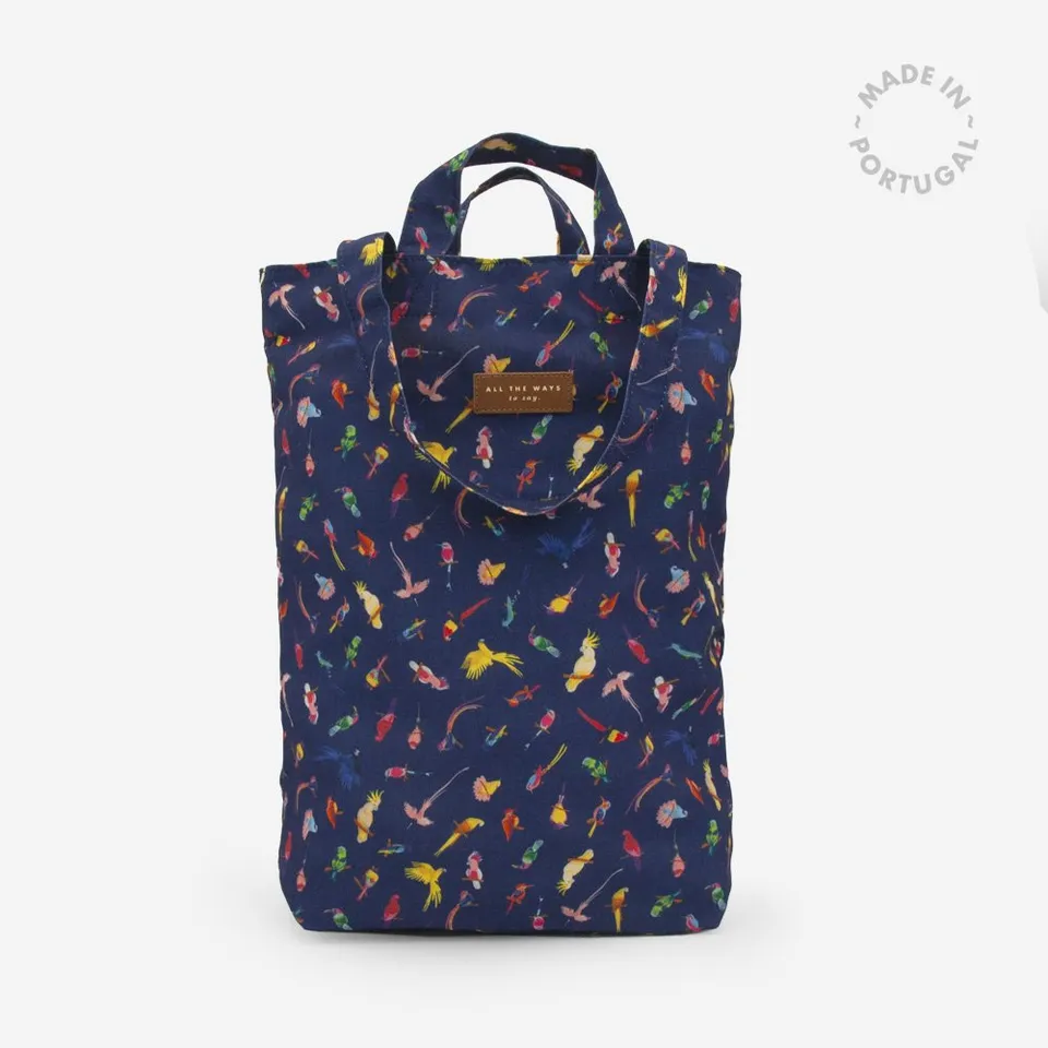 all-the-ways-to-say-neon-birds-tote-bag-recycelt-43x32cm image 1