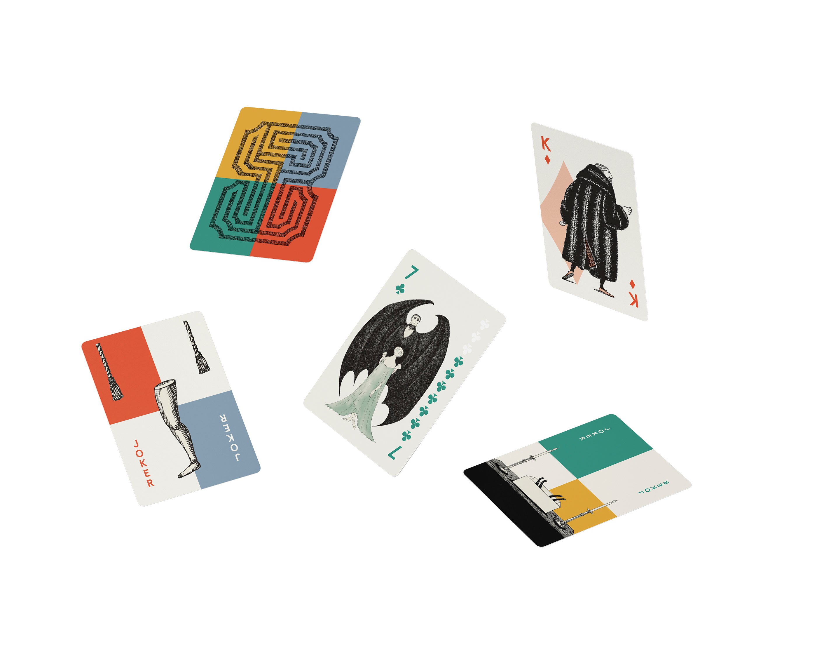 pomegranate-edward-gorey-playing-cards-spielkarten-humor-deck image 3