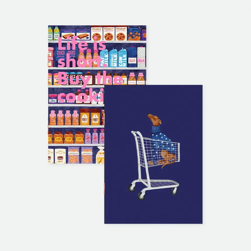all-the-ways-to-say-sugar-market-notizbuch-a6-duo-2er-set image 1