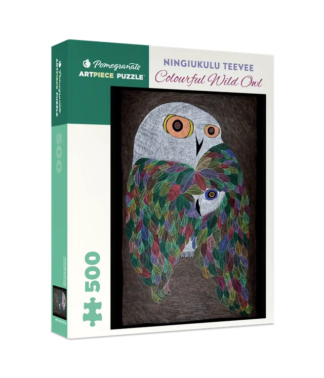 pomegranate-ningiukulu-teevee-colourful-wild-owl-puzzle-500-teile image 1