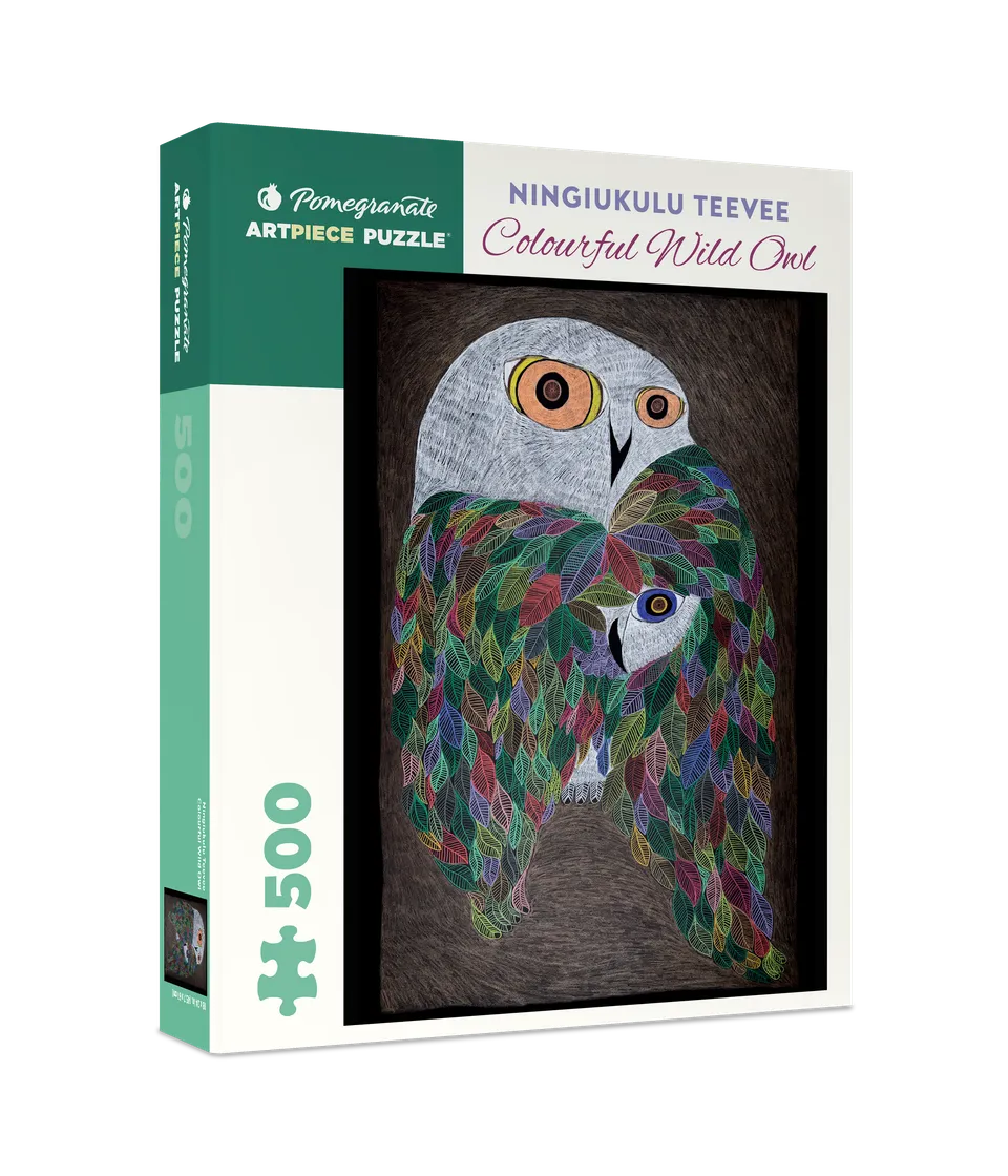 pomegranate-ningiukulu-teevee-colourful-wild-owl-puzzle-500-teile image 1