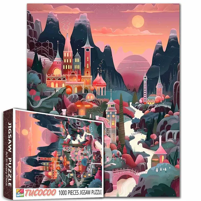 tucocoo-magical-twilight-castle-puzzle-1000-teile-schloss image 1