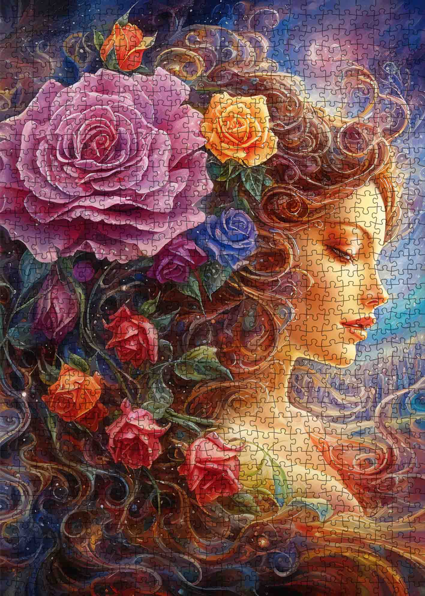 tucocoo-rose-enchantress-puzzle-1000-teile-rosen-portr-t image 2