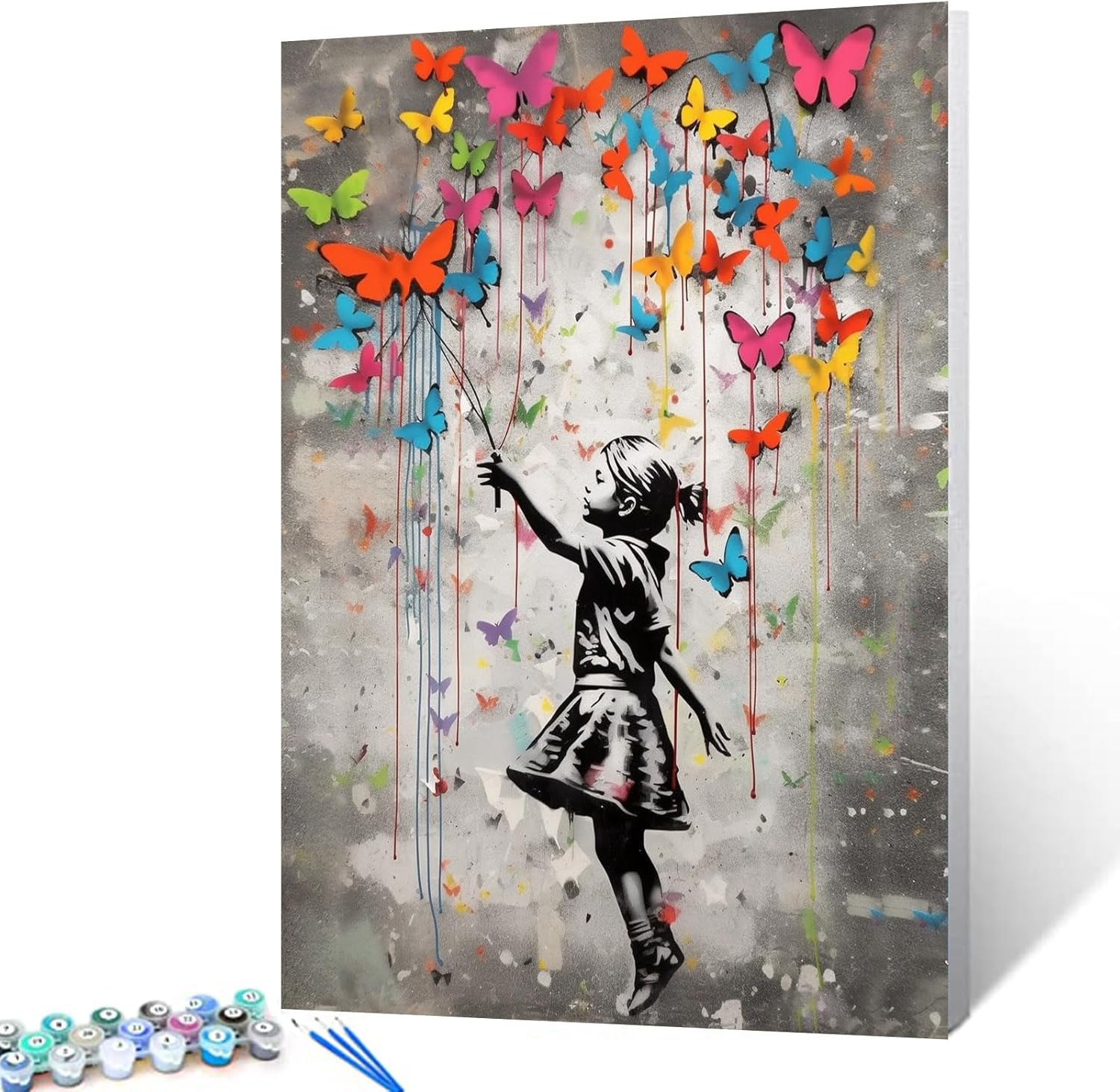 tucocoo-graffiti-butterfly-malen-nach-zahlen-schmetterling-40x50 image 1
