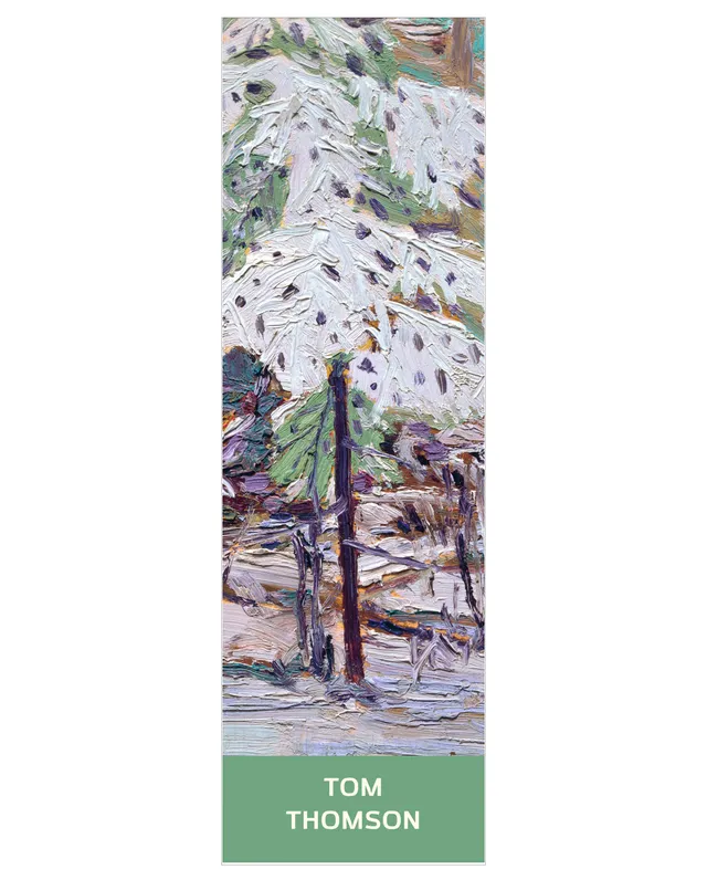 pomegranate-snow-in-the-woods-lesezeichen-tom-thomson image 1