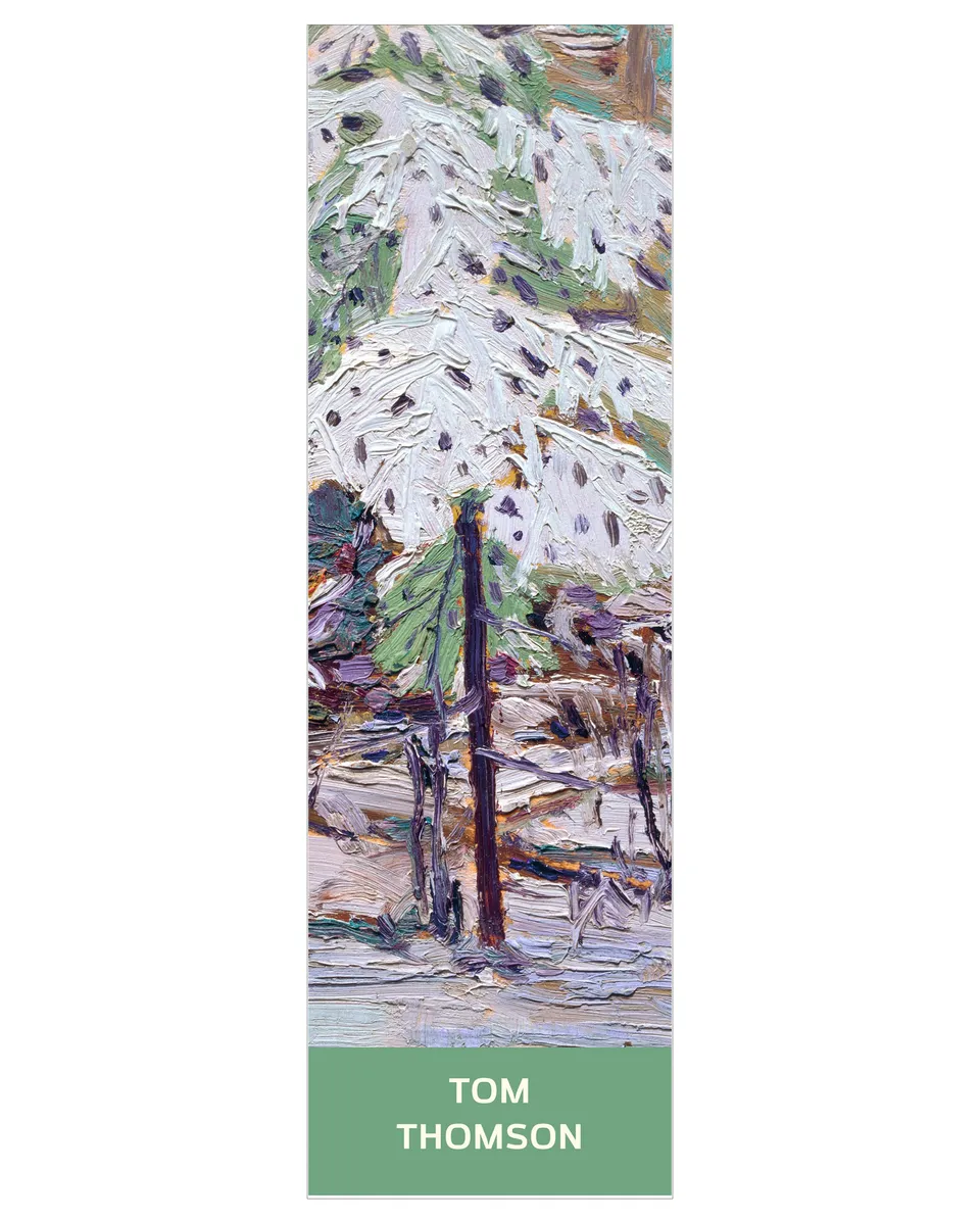 pomegranate-snow-in-the-woods-lesezeichen-tom-thomson image 1