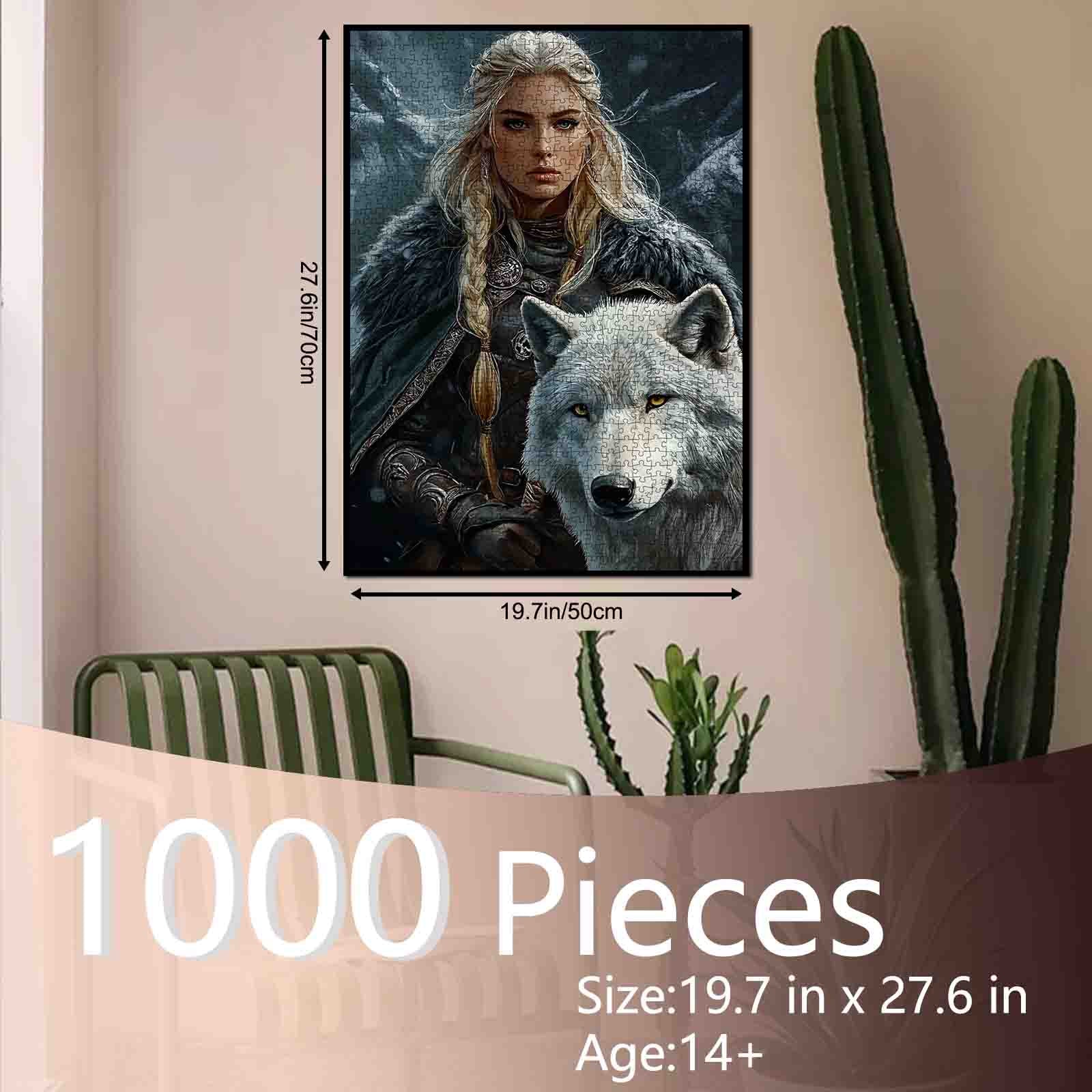 tucocoo-jigsaw-valkyrie-of-the-north-puzzle-1000-teile-fantasy image 5