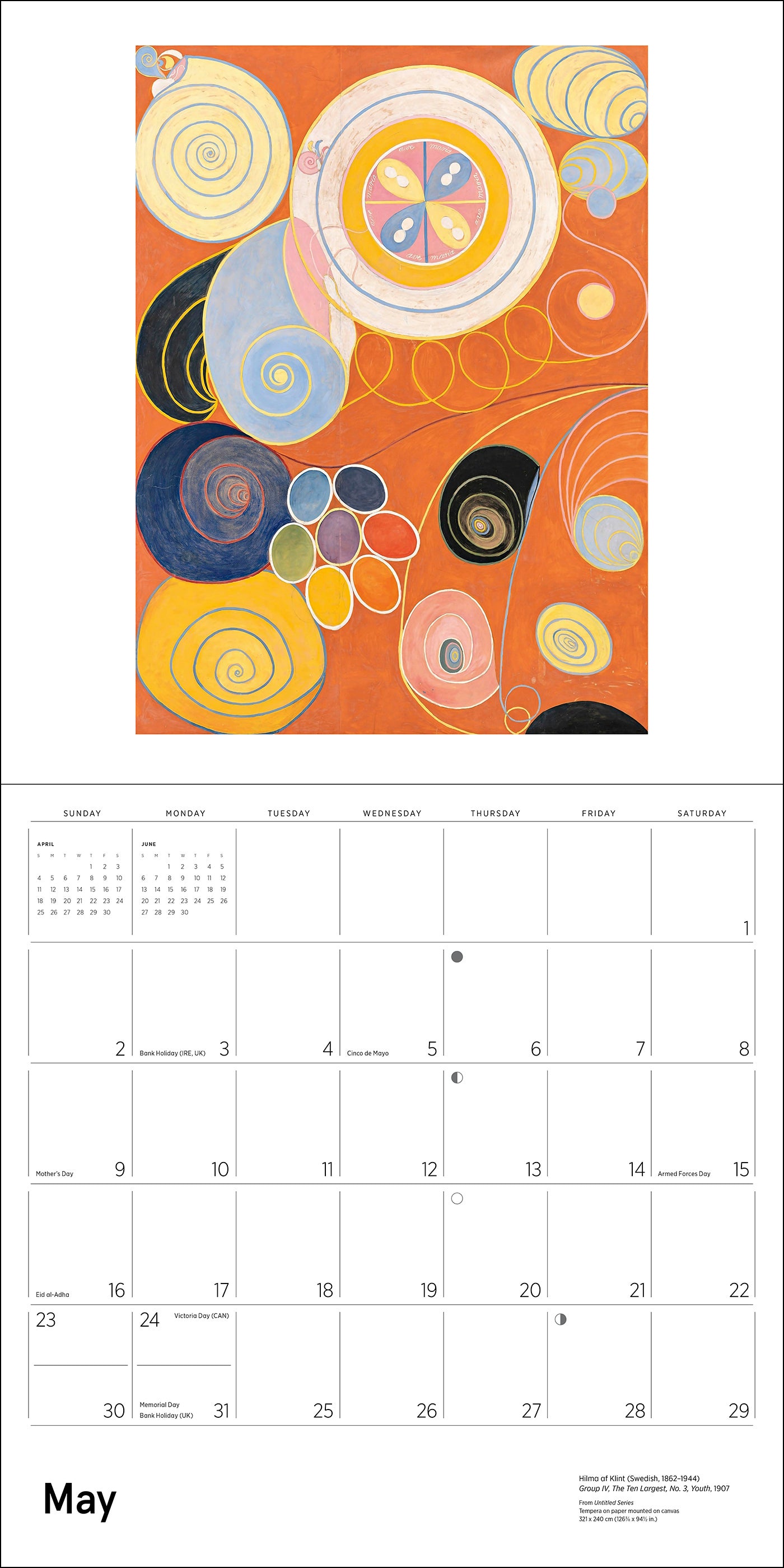 pomegranate-hilma-af-klint-original-abstraction-wandkalender-2027 image 7