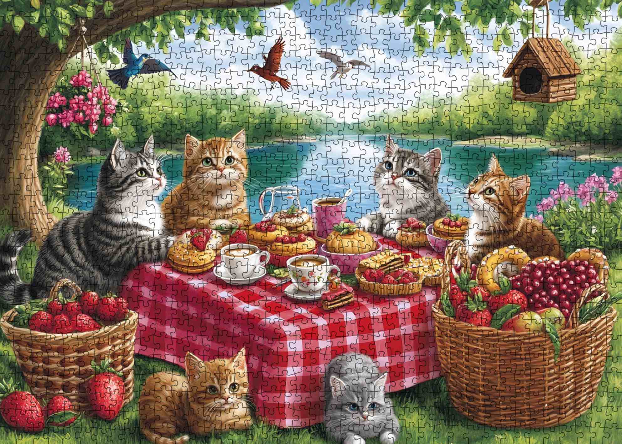 tucocoo-jigsaw-puzzles-cat-picnic-party-puzzle-1000-teile-katzen image 2