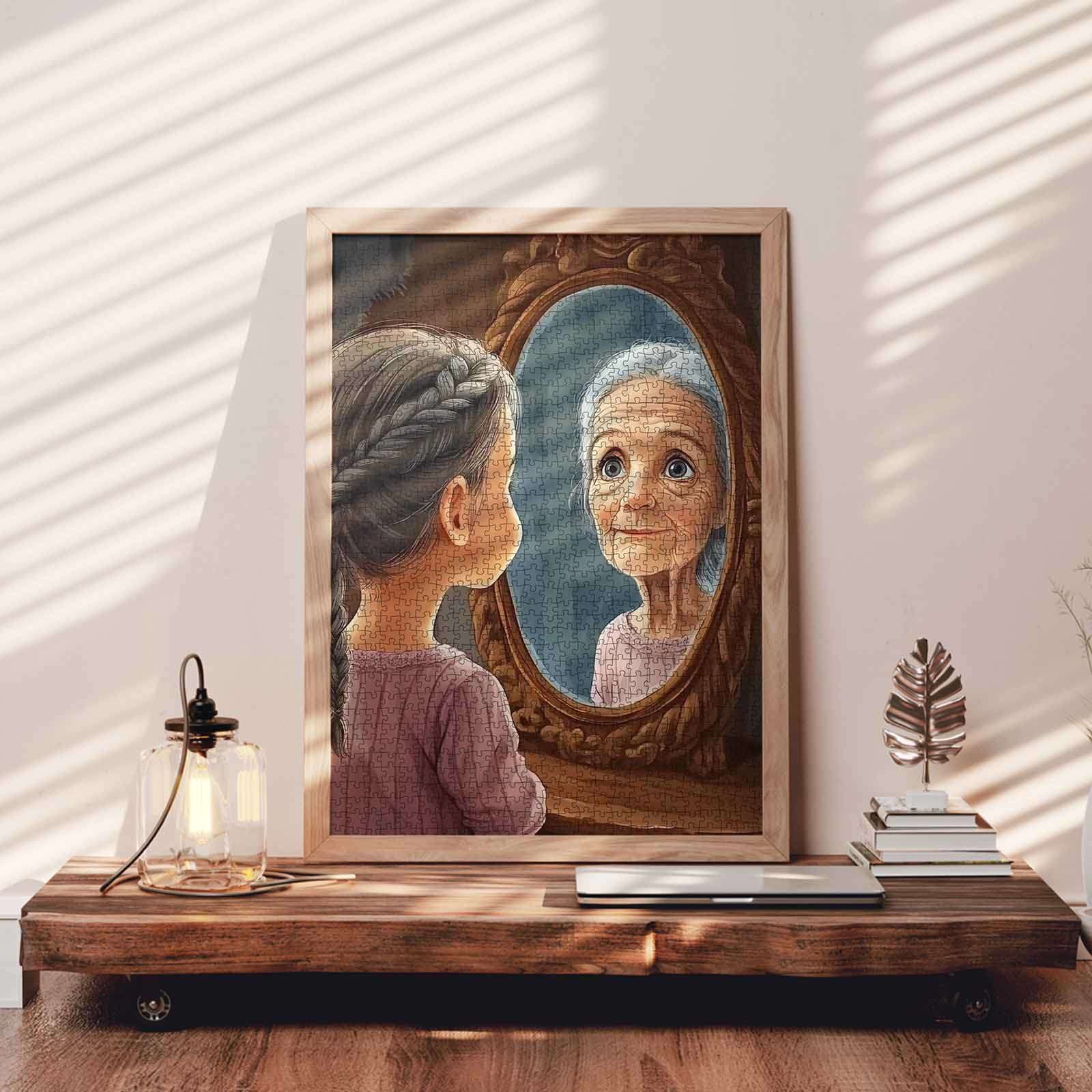 tucocoo-girl-reflecting-future-self-puzzle-1000-teile-portr-t image 3