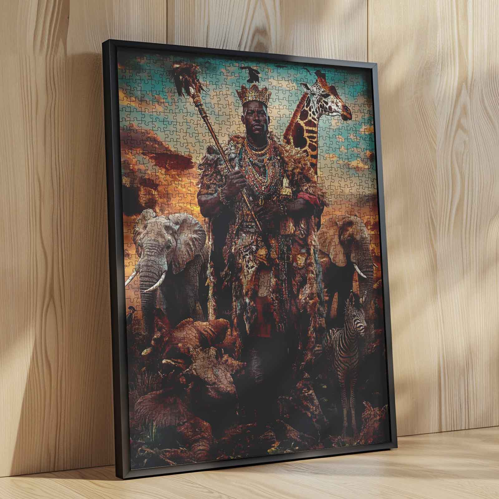 tucocoo-majestic-king-with-wildlife-puzzle-1000-teile image 4
