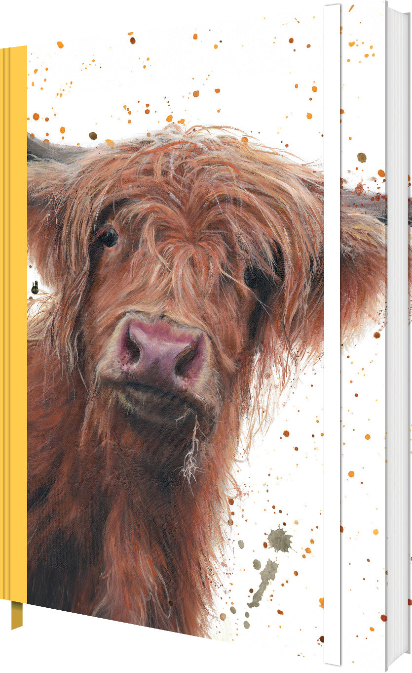 otter-house-bree-merryn-highland-cow-a5-notizbuch-175-seiten image 1