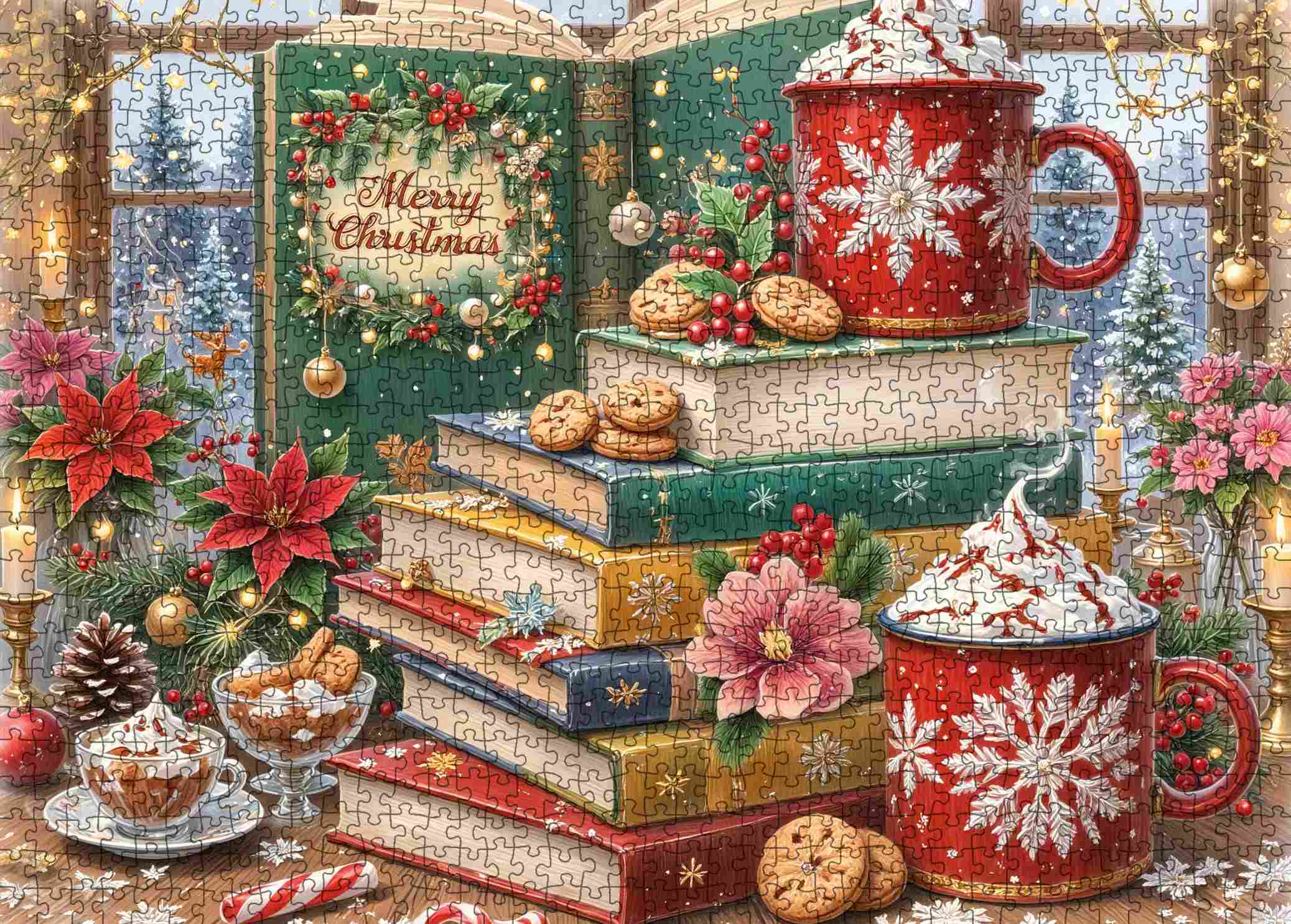 tucocoo-cozy-christmas-reading-corner-puzzle-1000-teile image 2
