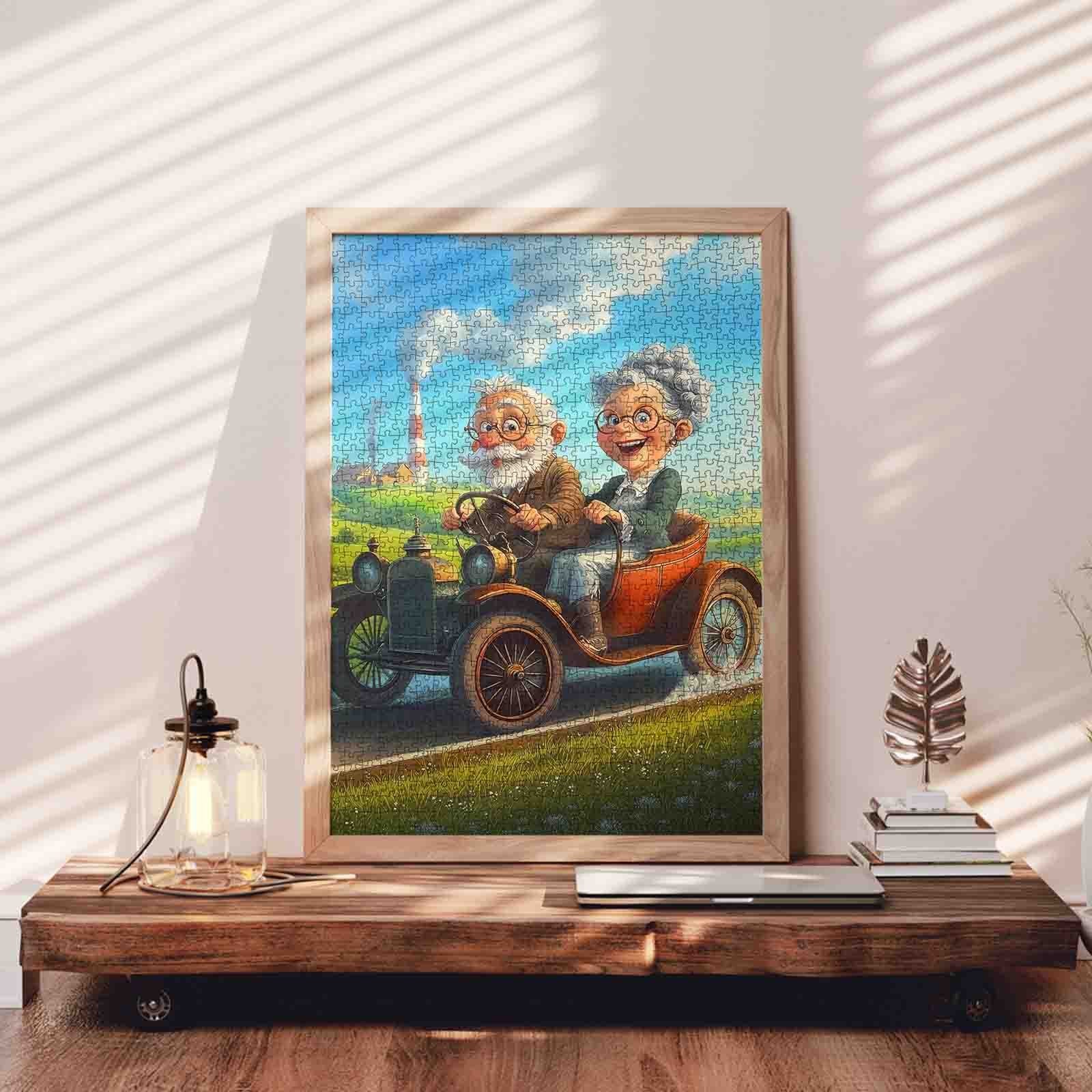 tucocoo-jigsaw-puzzles-happy-road-trip-puzzle-1000-teile-oldtimer image 3