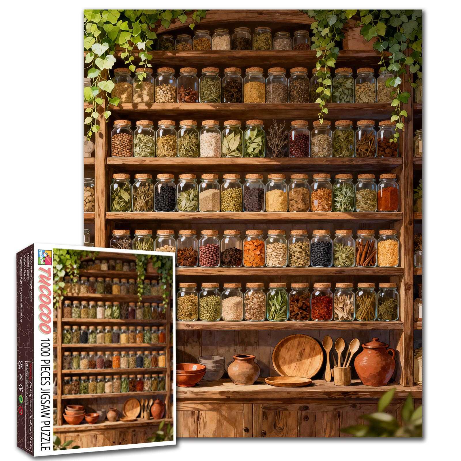 tucocoo-herbal-apothecary-shelf-puzzle-1000-teile-kr-uter image 1