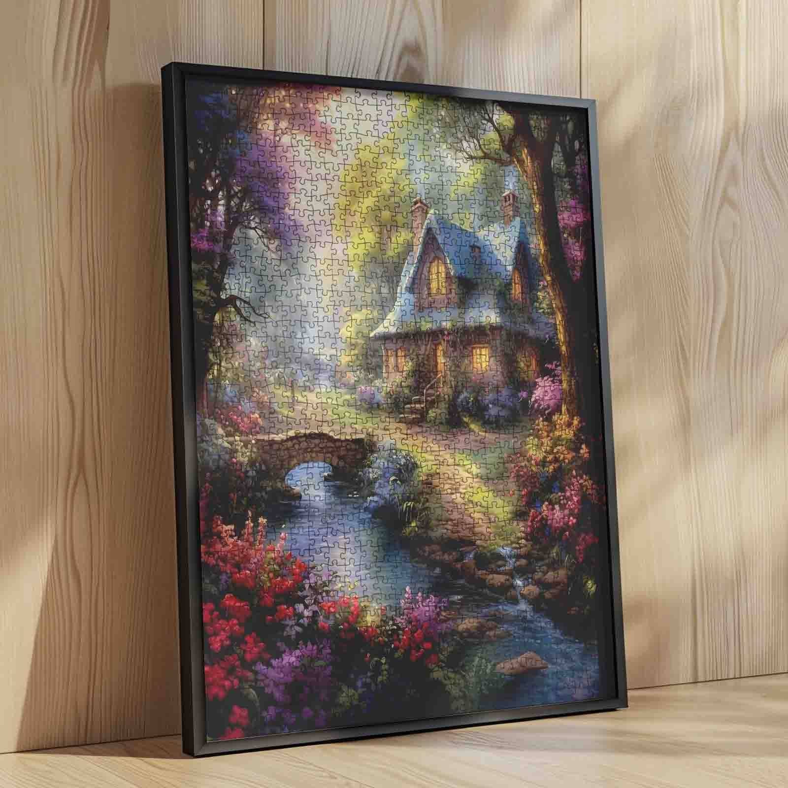 tucocoo-charming-cottage-garden-puzzle-1000-teile-landschaft image 4