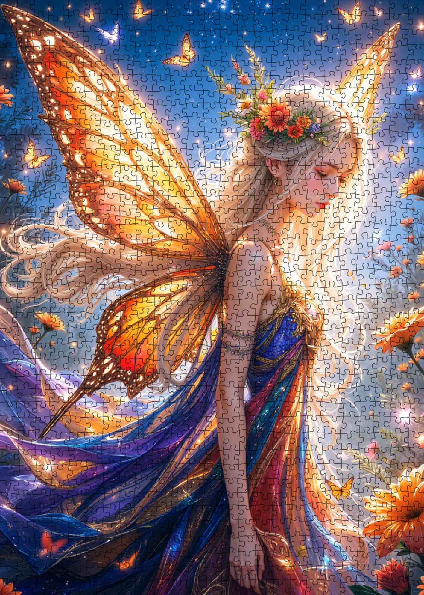 tucocoo-golden-wing-fairy-puzzle-1000-teile-fantasy image 2