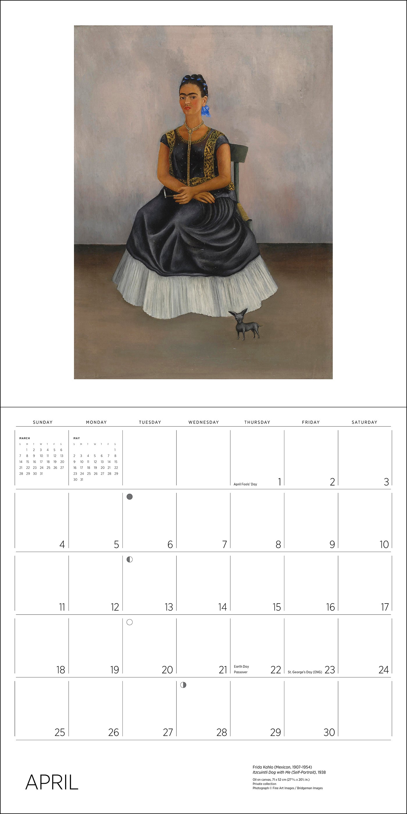 pomegranate-frida-kahlo-2027-wandkalender-kunst image 5