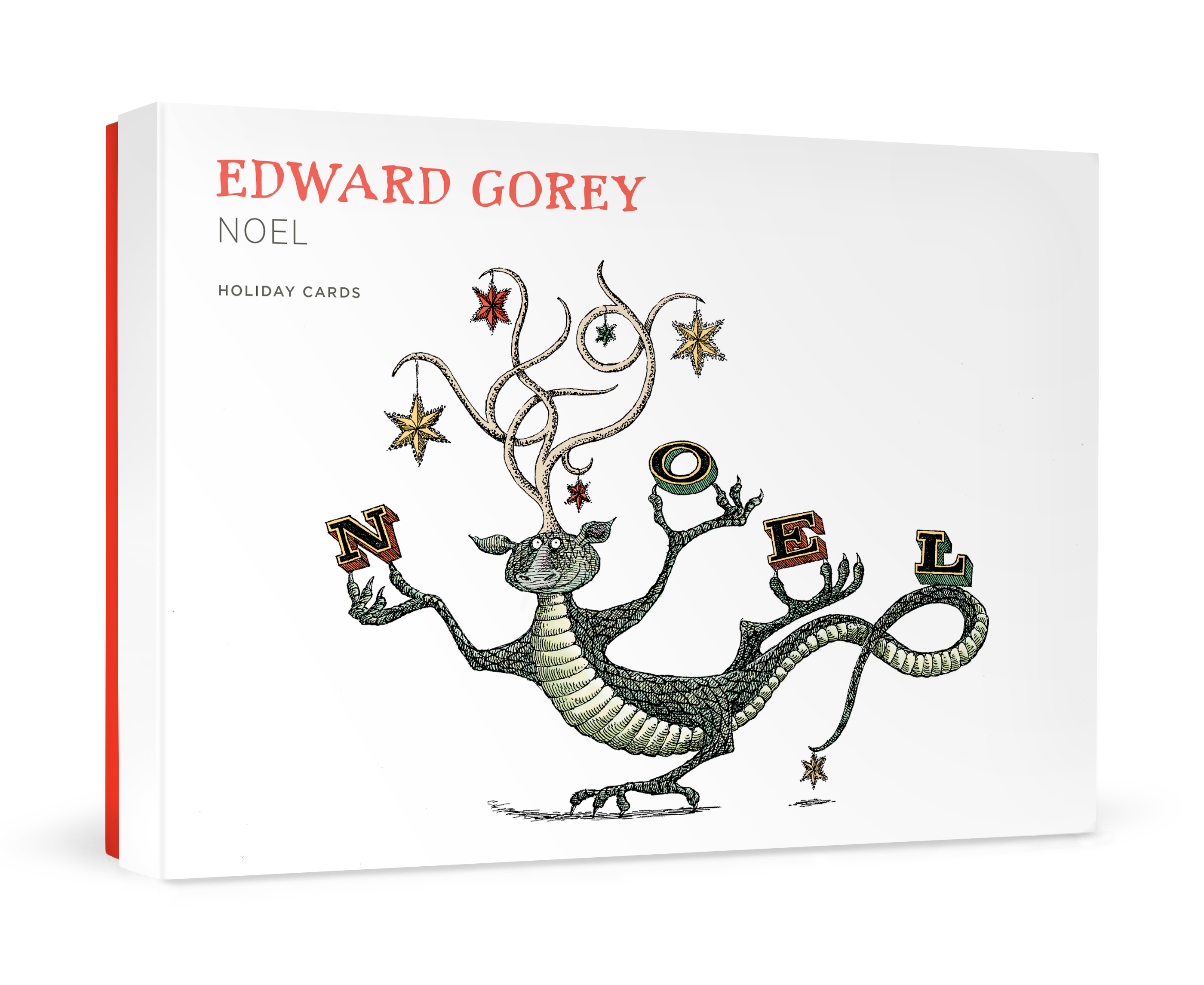 pomegranate-edward-gorey-noel-weihnachtskarten-set-humor image 1
