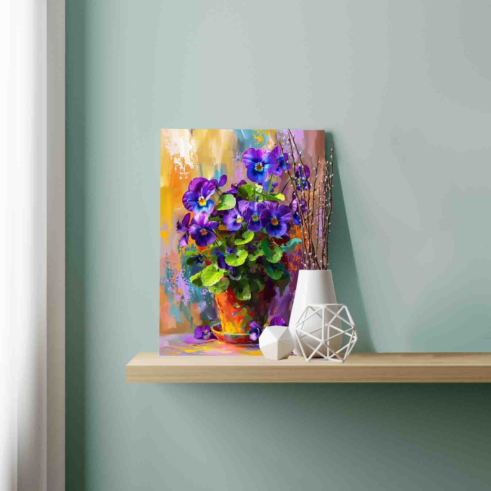 tucocoo-purple-pansies-in-ceramic-pot-malen-nach-zahlen-40x50-ohne-rahmen image 3