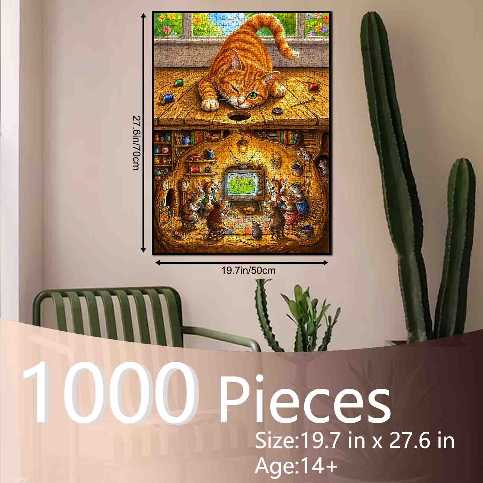 tucocoo-mischievous-cat-mouse-hideaway-adventure-puzzle-1000-teile image 5