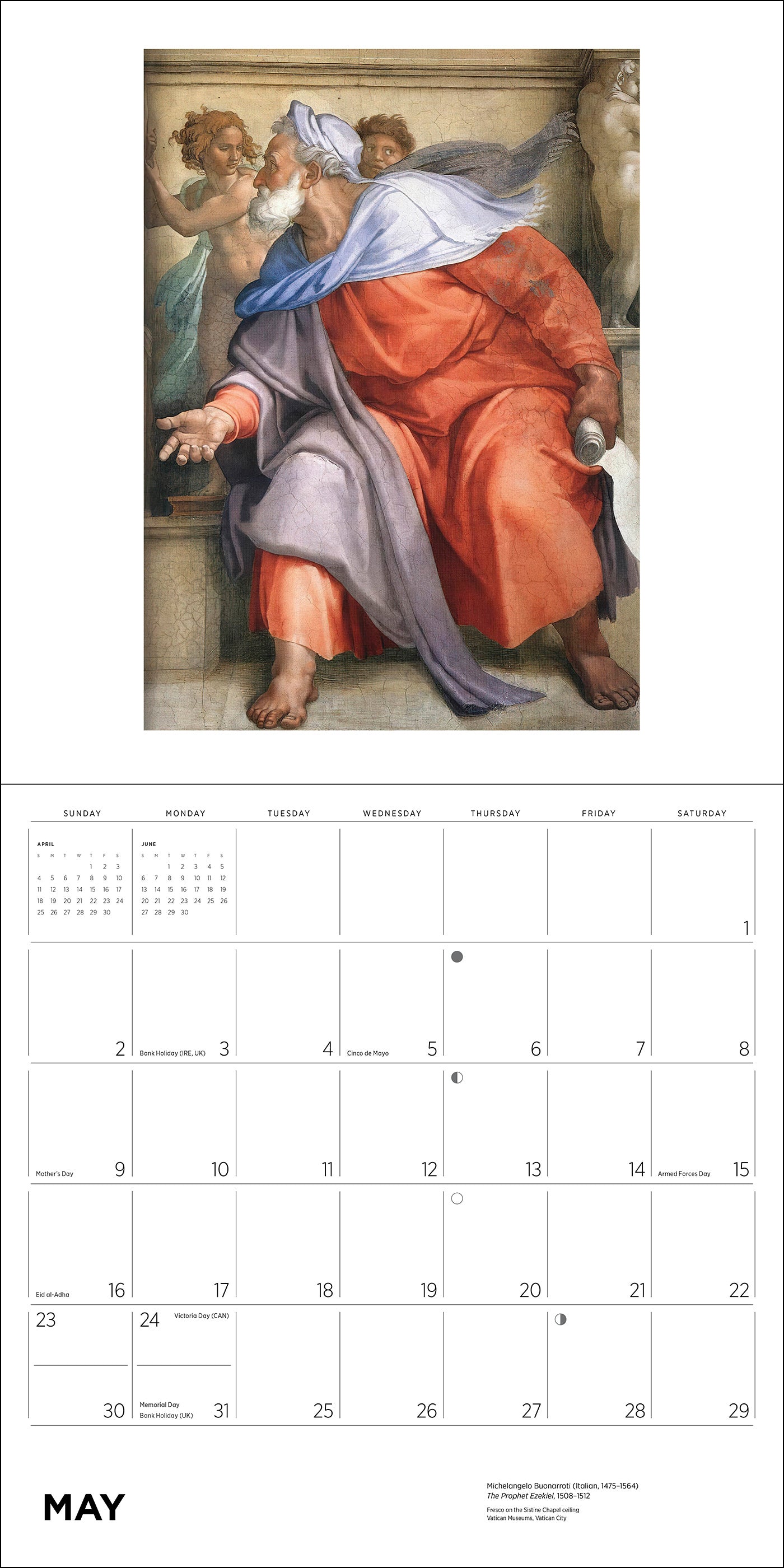 pomegranate-michelangelo-wandkalender-2027-renaissance image 7