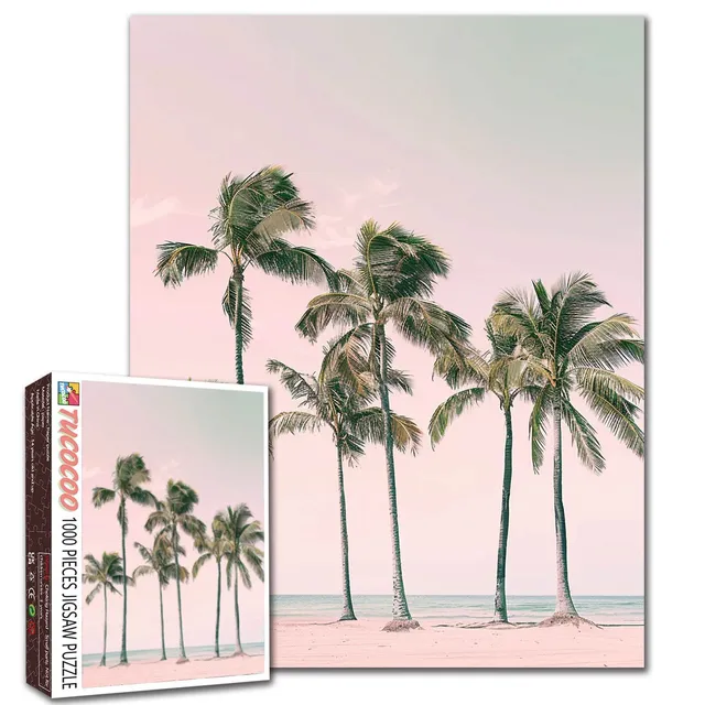 tucocoo-sunset-palm-coast-puzzle-1000-teile-landschaft image 1