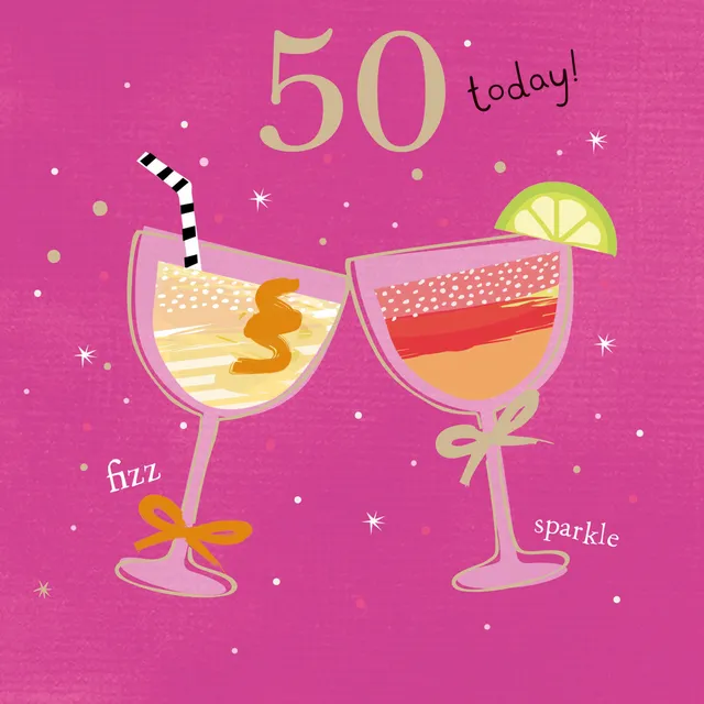 otter-house-age-to-celebrate-50-geburtstagskarte-celebration-fizz image 1