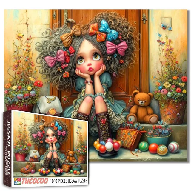 tucocoo-curly-hair-daydream-puzzle-1000-teile-m-dchen image 1