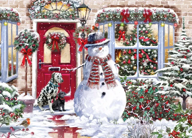 otter-house-the-snowman-adventspuzzle-1000-teile-weihnachten image 1