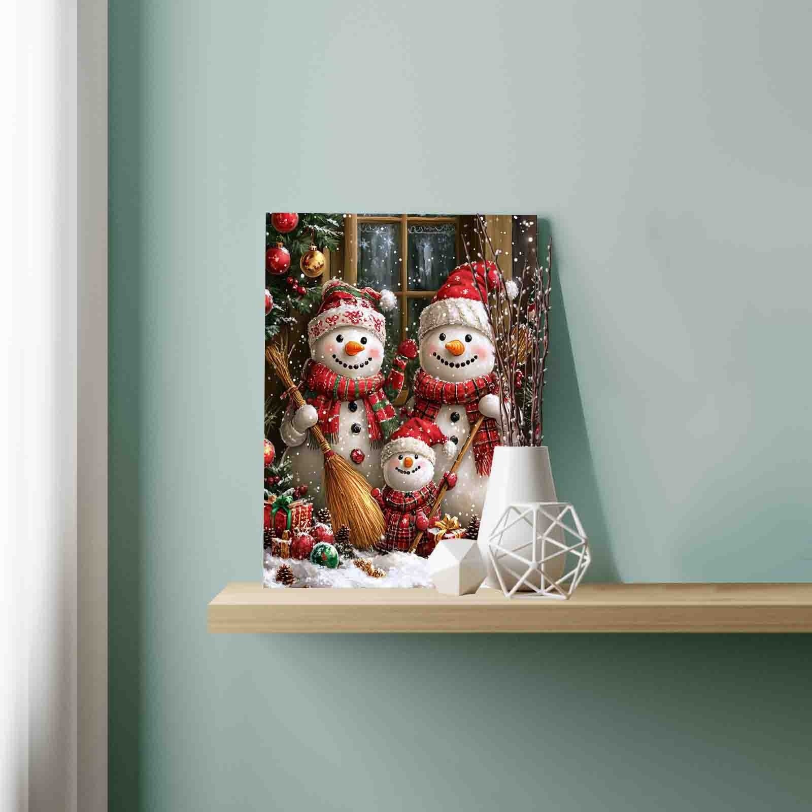 tucocoo-paint-by-numbers-schneemann-malen-nach-zahlen-40x50cm image 3