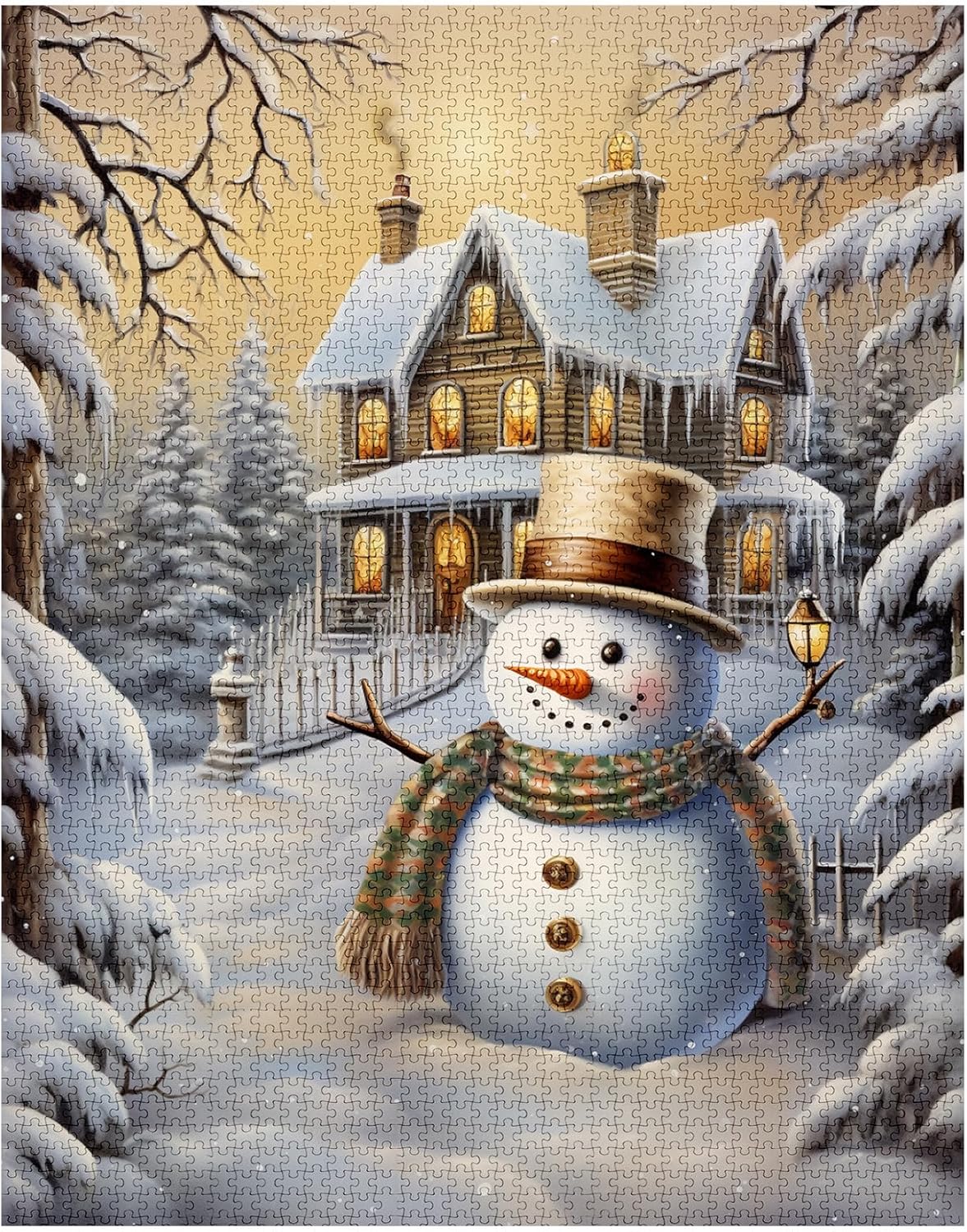 tucocoo-winter-joy-snowman-puzzle-1000-teile-weihnachten image 2