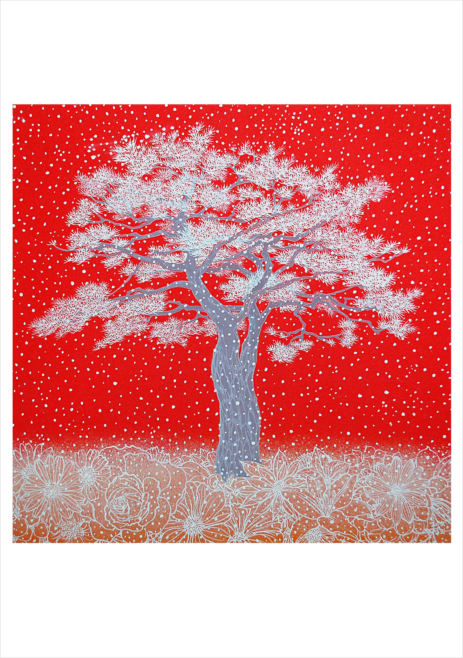 pomegranate-yu-snow-flower-pine-weihnachtskarten-kiefer-box image 2