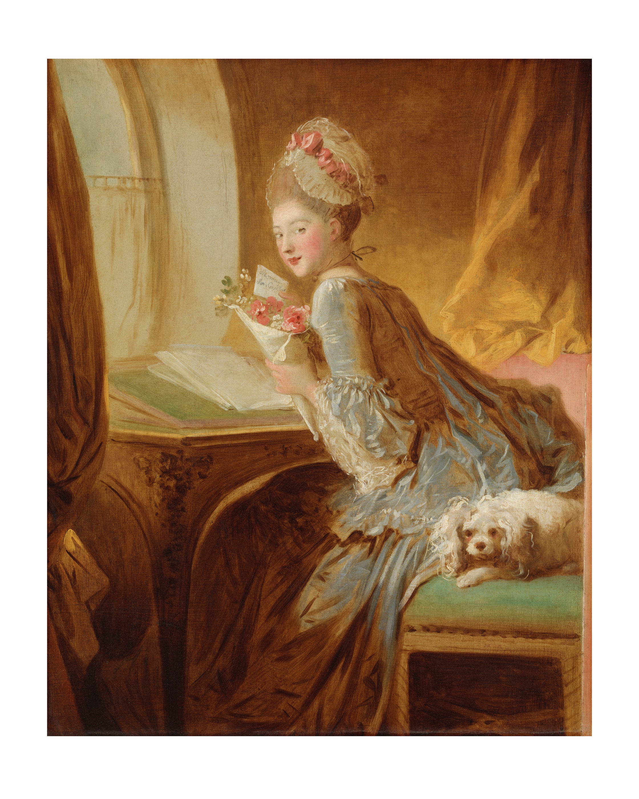 pomegranate-the-reading-woman-2027-mini-wandkalender image 2