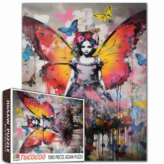 tucocoo-jigsaw-butterfly-fairy-puzzle-1000-teile-schmetterling image 1
