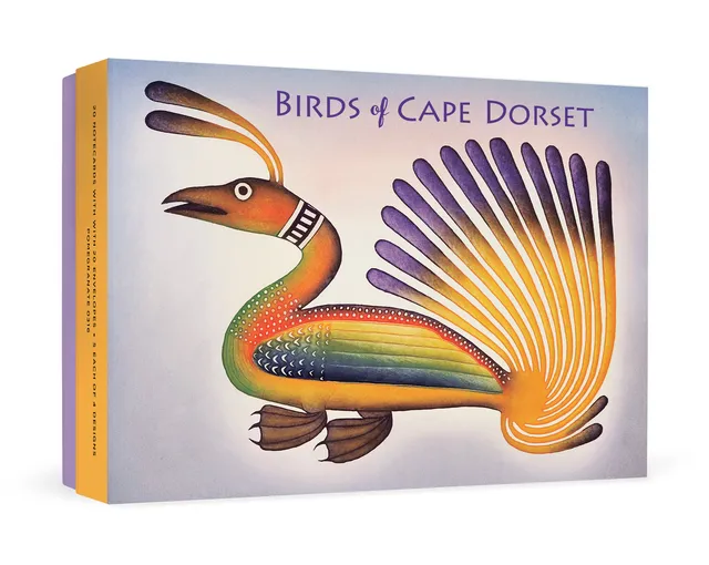pomegranate-birds-of-cape-dorset-klappkarten-box-20-st-ck image 1