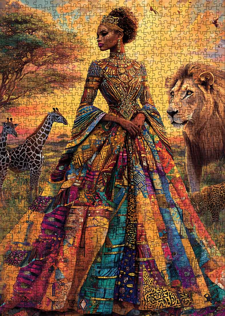 tucocoo-african-beauty-in-the-wild-puzzle-1000-teile image 2