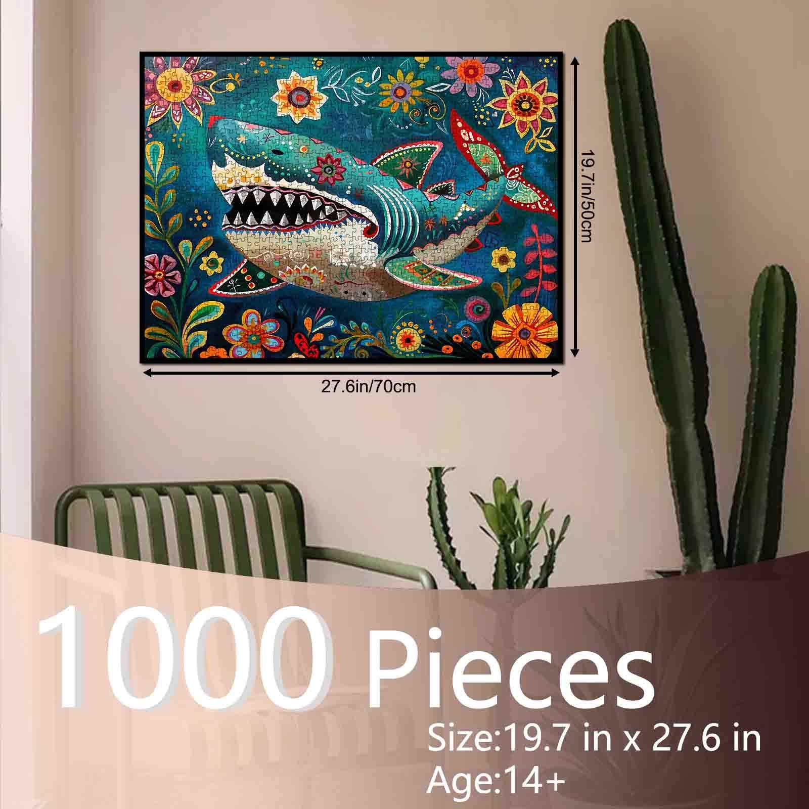 tucocoo-fierce-shark-puzzle-1000-teile-hai-meerestiere image 5