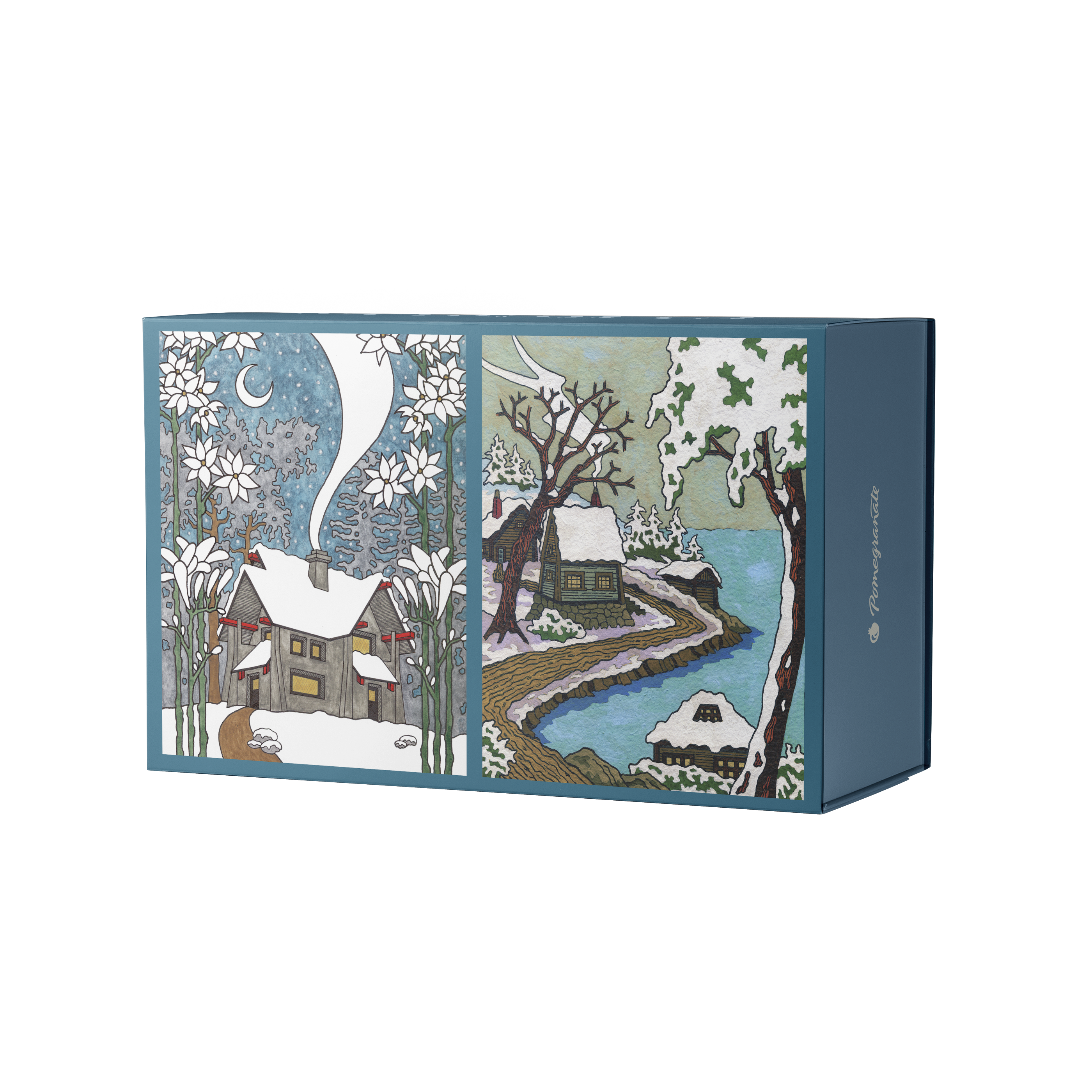 pomegranate-snowy-cabins-120-teile-puzzle-hurley image 1